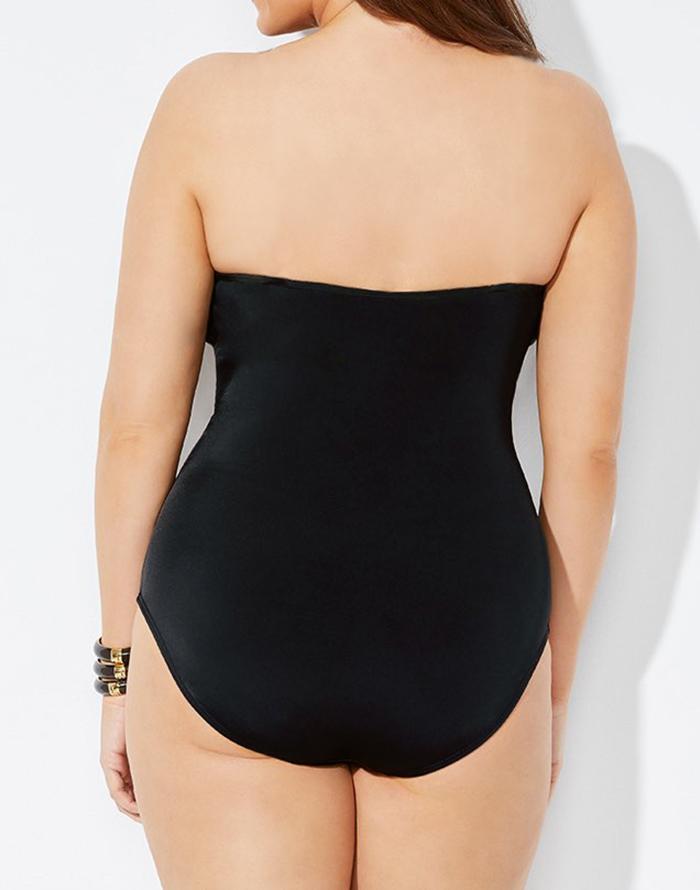 FULLFITALL - Bandeau One Piece Swimsuit